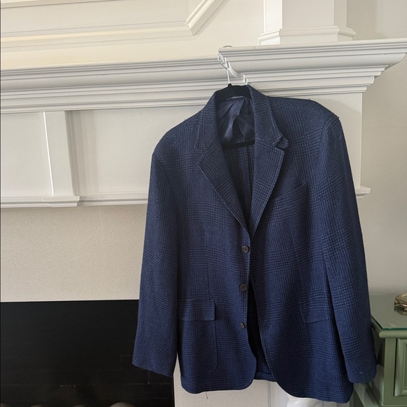 Ralph Lauren Textured Blue Blazer